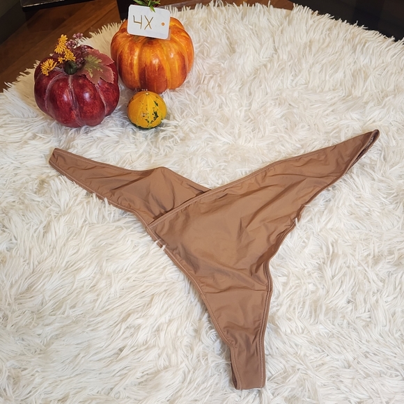 SKIMS JELLY SHEER HIGH CUT THONG/ SIENNA/ NWT/4X - Picture 2 of 9